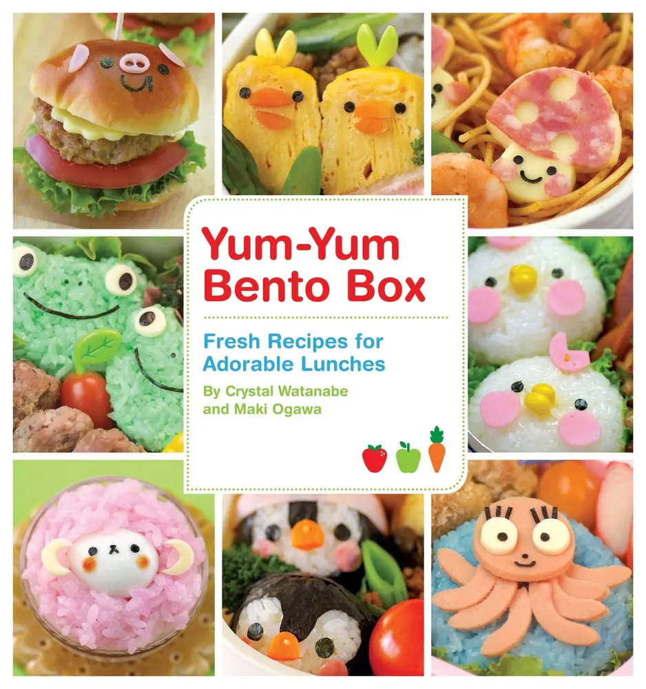 Used Softcover Book - Yum-Yum Bento Box: Easy Recipe, Healthy Lunches & Craft Food Shapes by Crystal Watanabe (English), 2010 Edition