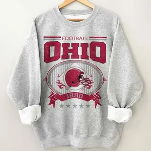 [SALE UP TO 45%] Retro Ohio Football Vintage Shirt, Football Shirt, Game Day Tide Shirt Gift For Fan Unisex