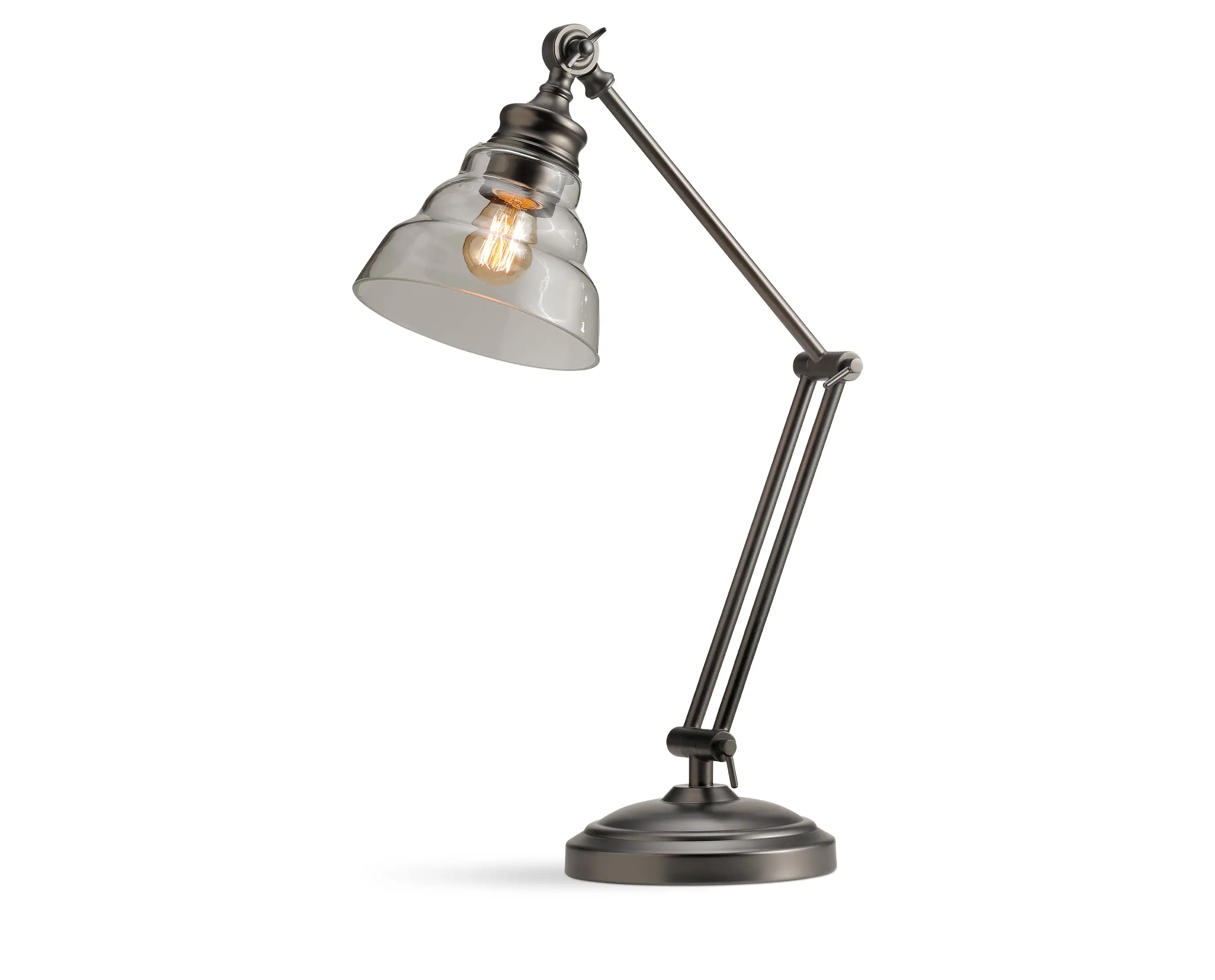 Ryan Bronze Metal Table Lamp, Home Décor, Bedroom Living Room Office Nook
