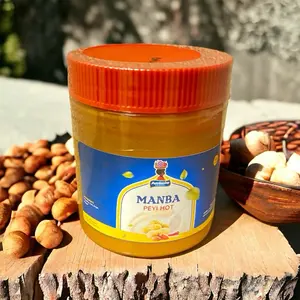 Mamba Piké Haitian Spicy Peanut Butter 16 Ounce (Pack of 1) No Sugar Added, Ambient Flavor