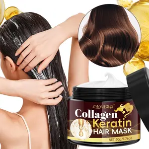 Collagen & Keratin Hair Mask (50g) – This deep conditioning mask repairs dry/damaged hair, strengthens strands and adds shine. Perfect for weekly care, it fits all hair types (especially dry locks), keeping hair healthy, smooth and manageable.