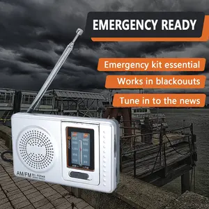 Portable Am/fm Pocket Radio, Mini Digital Tuner Walkman, Shortwave Transistor Radio, Best Reception, Ideal for Walking, Running, Fitness, Camping