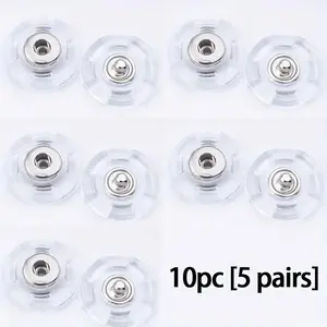 5pairs Ultra-Transparent Invisible Buttons - Secure, Hidden Fasteners Suitable for Sweaters And Shirts, Designed to Prevent Exposure