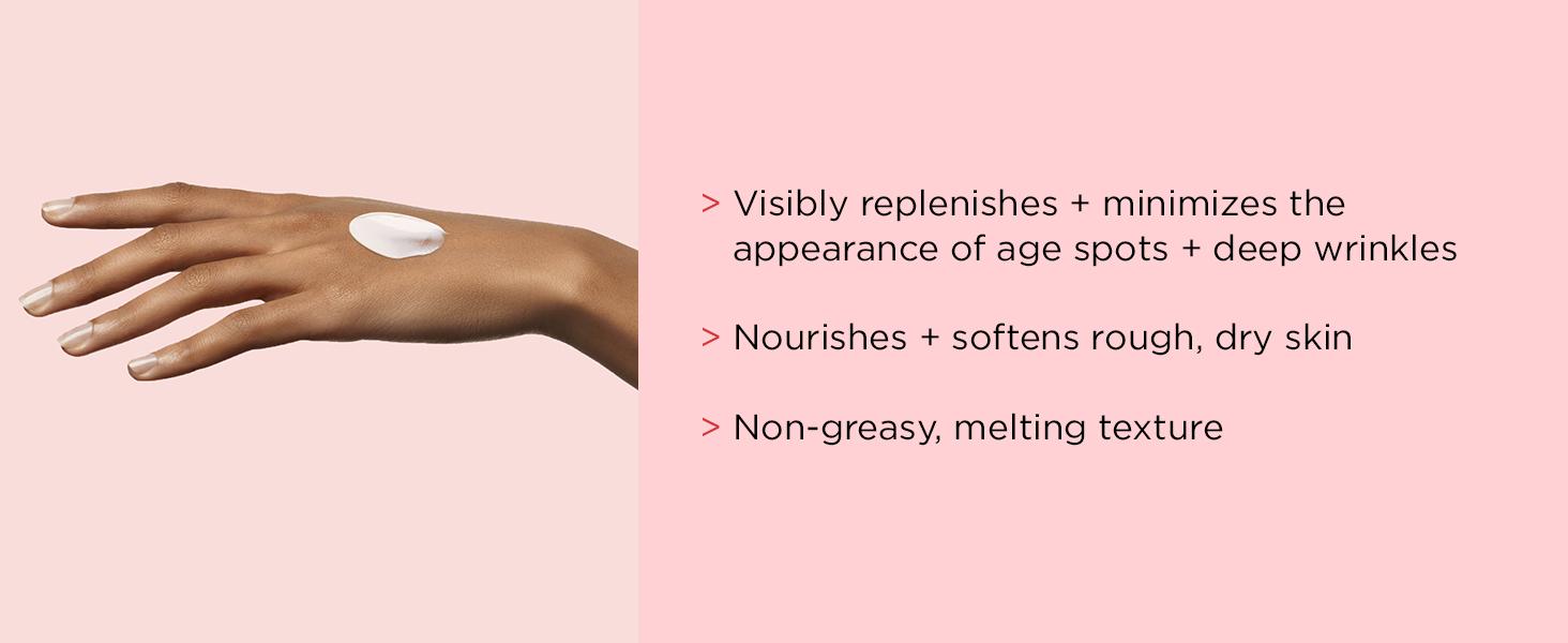 Clarins Super Restorative Hand Cream |   Anti-Aging |   Targets Dark Spots and Wrinkles |   Promotes Youthful-Looking Hands Immediately and Over Time |   Shea and Mango Butters Nourish, Soften and Smoothe