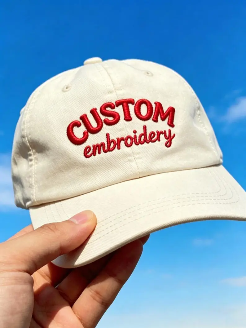 Custom Embroidered Baseball Hat,Personalized Cap With Your Own Logo,Unisex Baseball Ca,Fancy Baseball Cap,For Fathers Day Gifts,Perfect Gift
