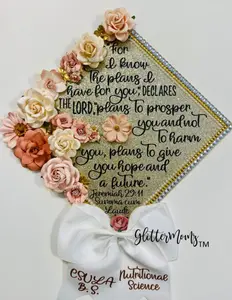 Graduation Cap Topper Plans I Have for You Jeremiah Scripture
