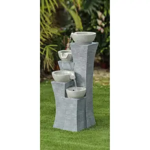 Jeco  Four-Tiered Modern-Style Water Fountain