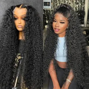 [NEW] Bling Hair Deep Wave 13x6 HD Lace Frontal Wig Water Wave HD Transparent 13x4 Deep Curly Lace Frontal Human Hair Wigs For Women TikTokShopHolidayHaul