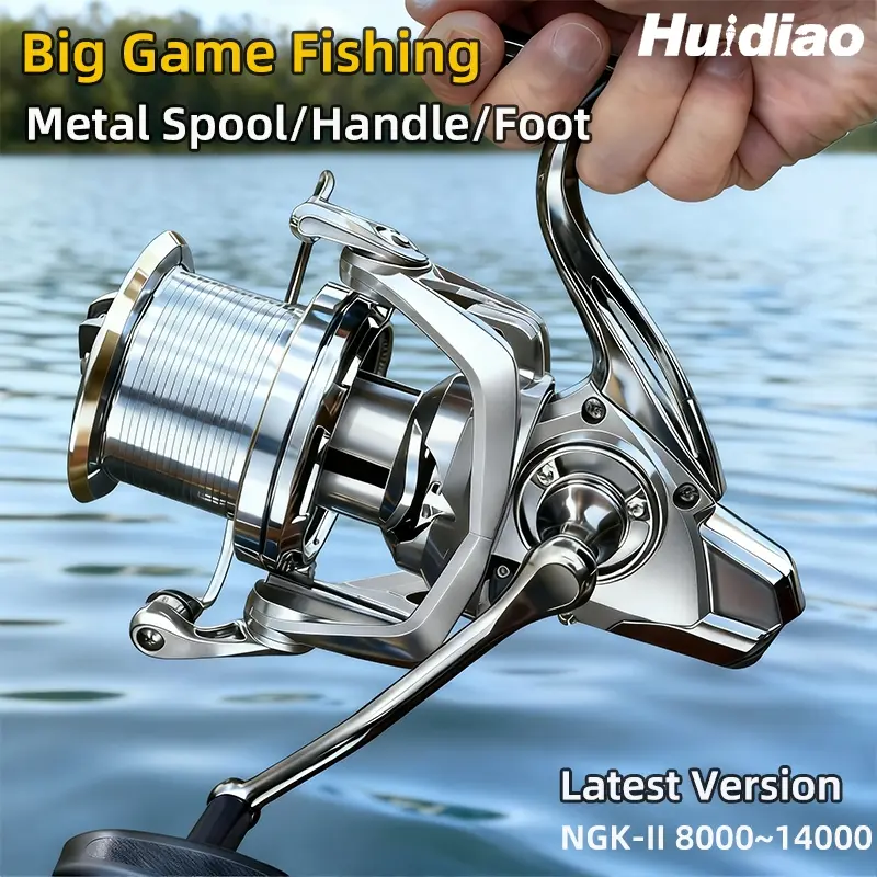 best surf fishing reel 2021 Sougayilang Ultra Smooth Powerful Spinning Reels,14000 Fishing Reel for for Saltwater Freshwater Surf Fishing : Sports & Outdoors Shimano Best Fixed Spool Reel