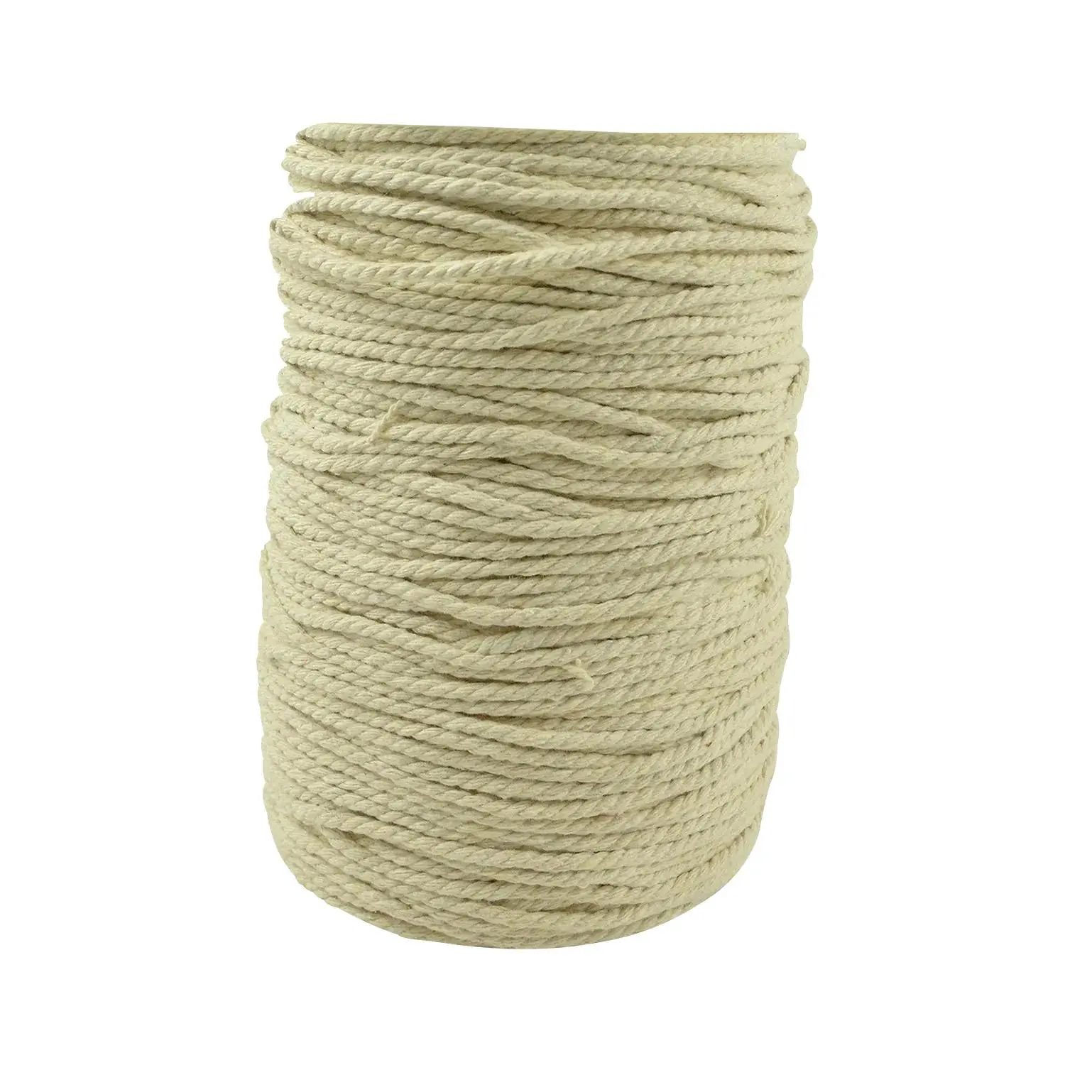 109 Yd. Macramé 3 Ply Natural Cotton Cording