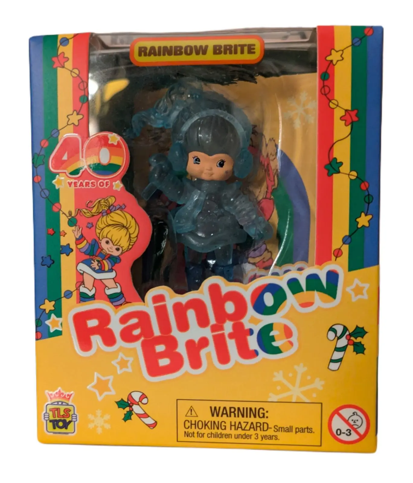 Rainbow Brite (Christmas Edition) Rainbow Brite with Earmuffs Figure - 2.5' Inch (Chaser)