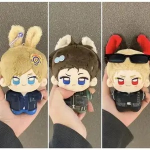 10cm Resident Leon Scott Kennedy Chris Redfield Albert Wesker Plushie Stuffed Toys Plush Evil9 Dolls Backpack Decorative Pendant