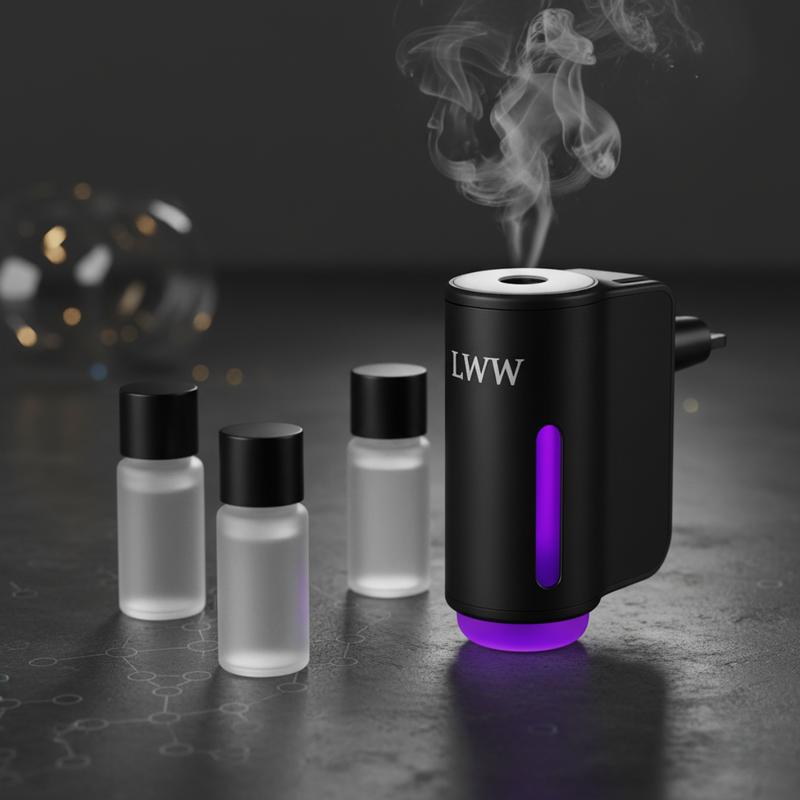 LWW Car Aroma Diffuser | Auto-Off, Long-Lasting Scent for Car & Home | Set of 3 Premium French Oils Included