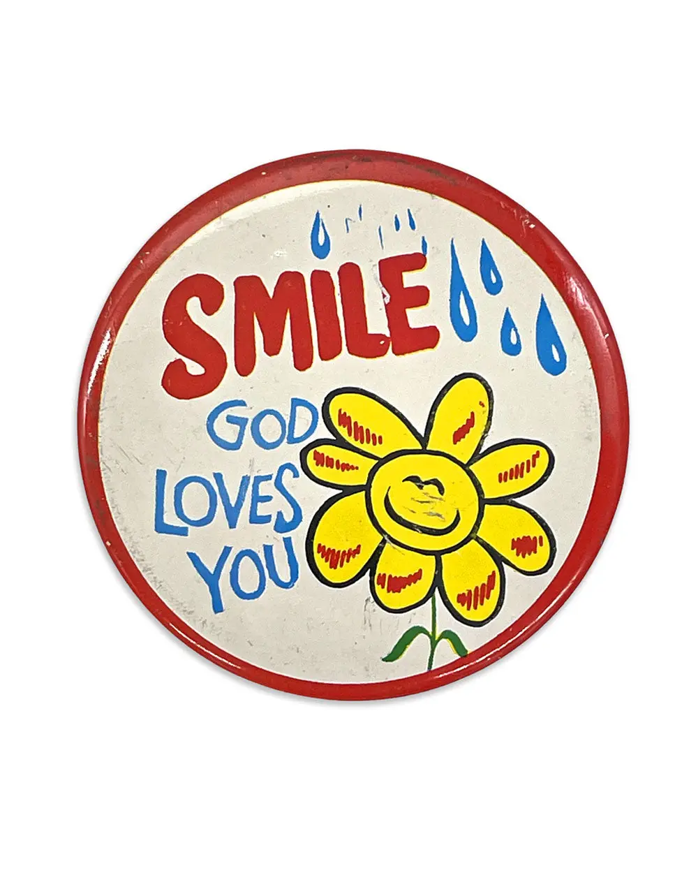 Smile X-Large Pinback Button (Vintage)