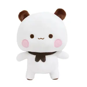 Cute Bubu and Dudu Panda Plush Doll Soft Sleeping Buddy Kawaii Cartoon Fluffy Bear Toy Car Sofa Decor Christmas/Birthday Gift