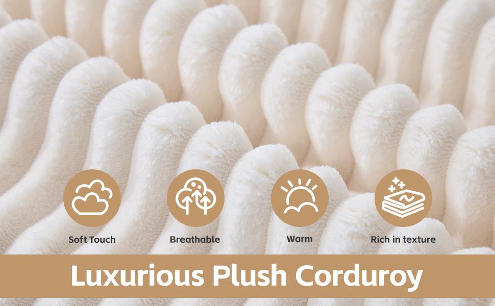 AnyGod 108" Boneless Couch for Living Room Modular Sectional Sofa with Oversized Chaise L-Shape Cloud Couch Deep Seat High-Density Memory Foam No Assembly Plush Corduroy White