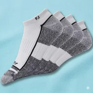 FootJoy ProDry Roll Tab Golf Socks • Breathable Moisture-Wicking Low Cut Socks with Non-Slip Heel Support for Ultimate Performance On Course