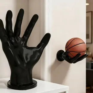 Realistic Multi-Functional Basketball Stand New Upgrade, Ball Storage Rack, Home Basketball Display Shelf, Sports Equipment Organizer