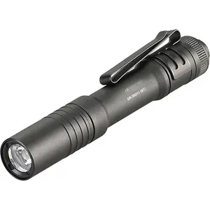 66604 MicroStream 250-Lumen EDC Ultra-Compact Flashlight with USB Rejected Battery, Box, Black