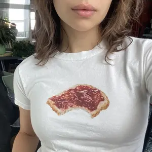 Pb J Toast Baby Tee Comfort Colors 90s Style