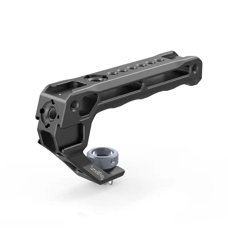SmallRig Top Handle with 3/8"-16 Locating Pins for ARRI Grip for Camera Cage, Universal Video Rig with 5 Cold Shoe Adapters to Mount DSLR Camera with Microphone/LED Light/Monitor - 3765