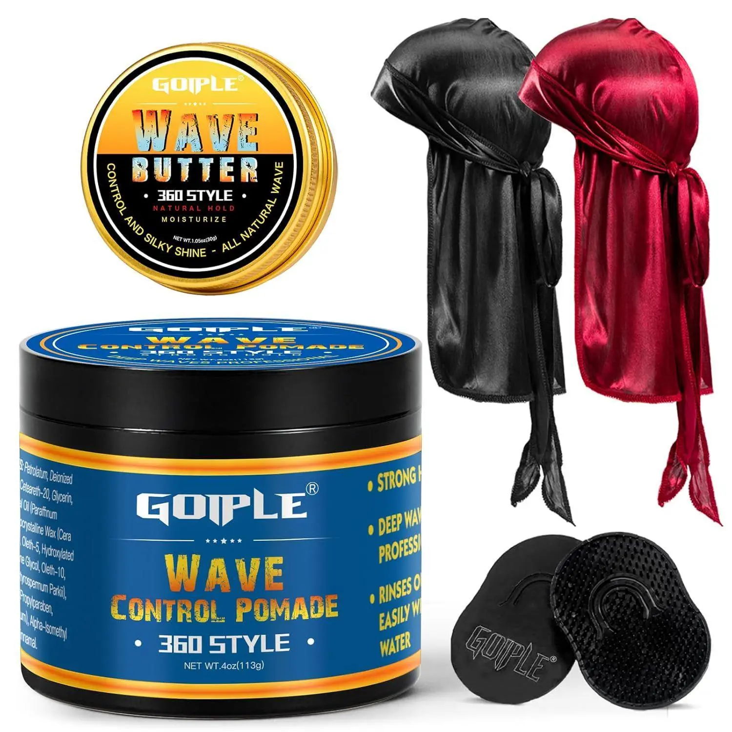 Blue Wave Pomade Set
