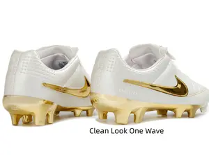 Classic leather soccer cleats with premium stitched upper and conical stud outsole for all-pitch performance