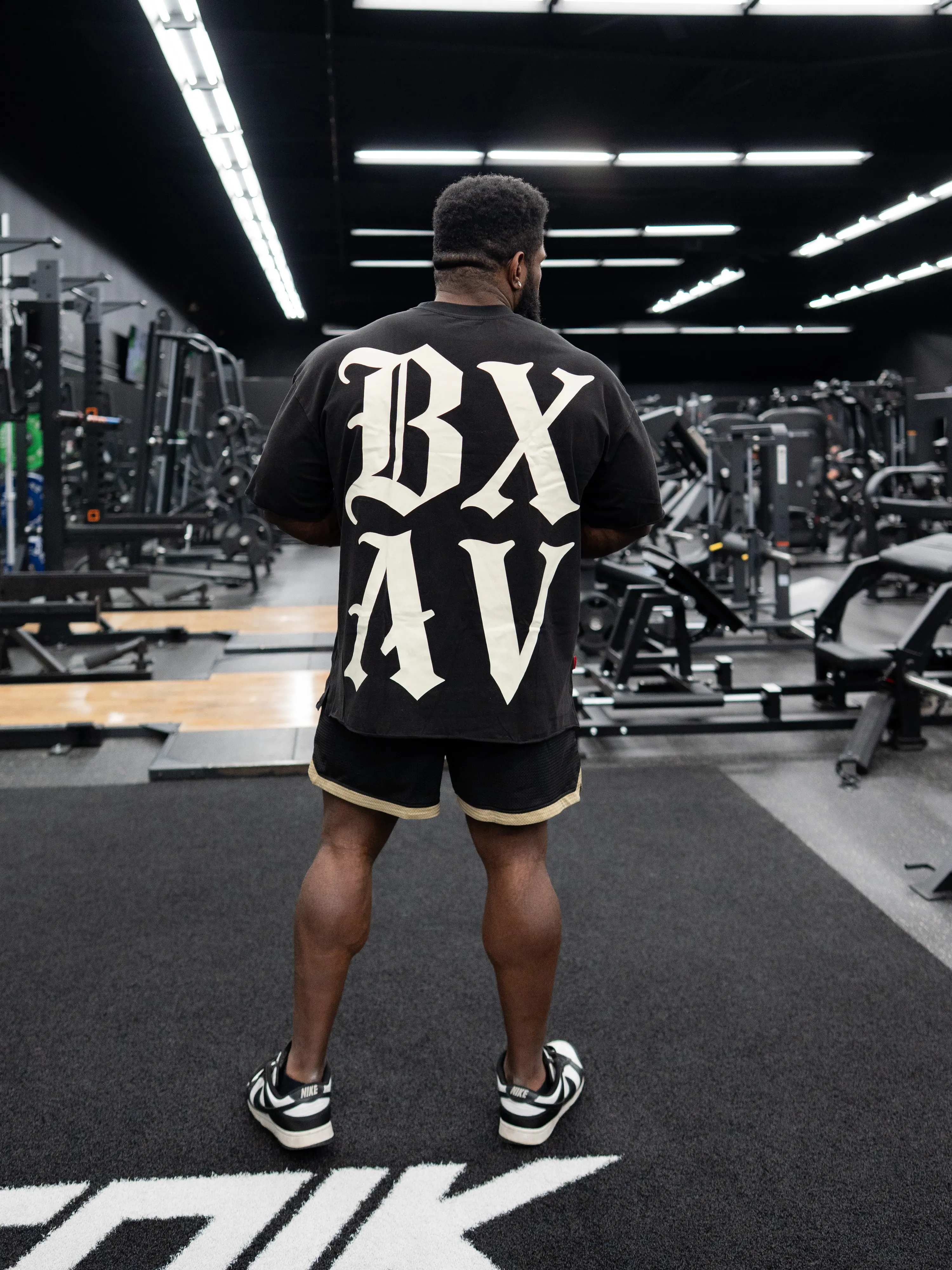 Raw Cut Oversize Tee (Old English Logo)