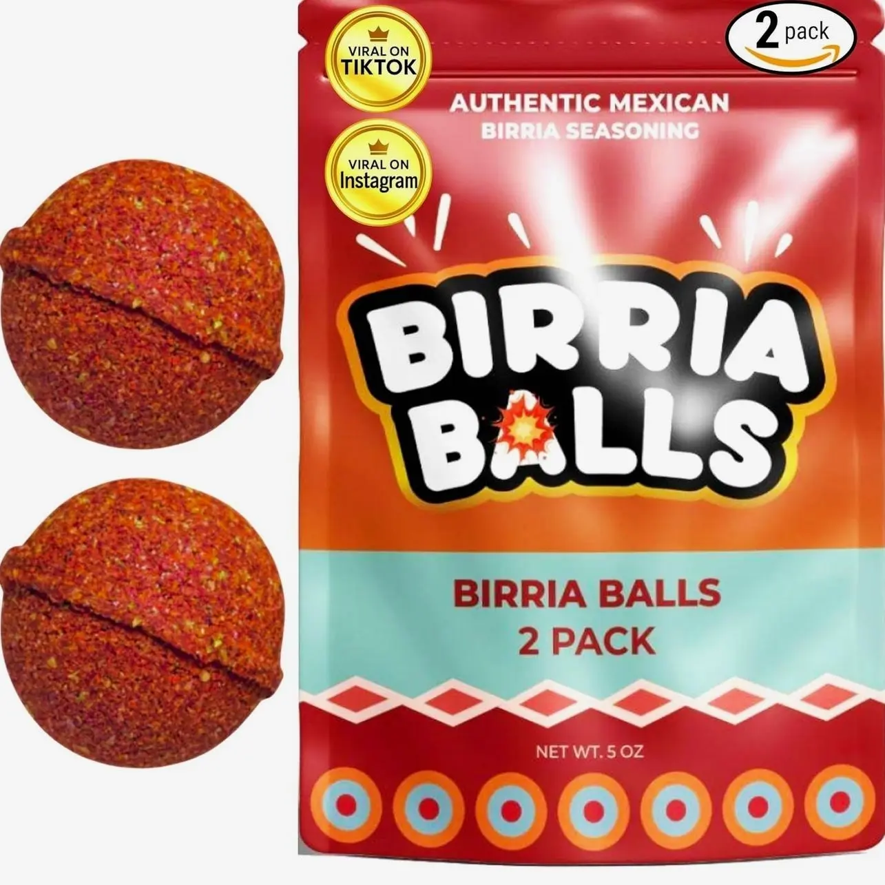 CHILEMOY Birria Balls VALUE-PACK | Authentic Mexican Seasoning | Birria Ball Bomb for Tacos, Stews, Quesabirrias, Nachos, Burritos | Spice Mix for Slow & Pressure Cookers and Stove Top