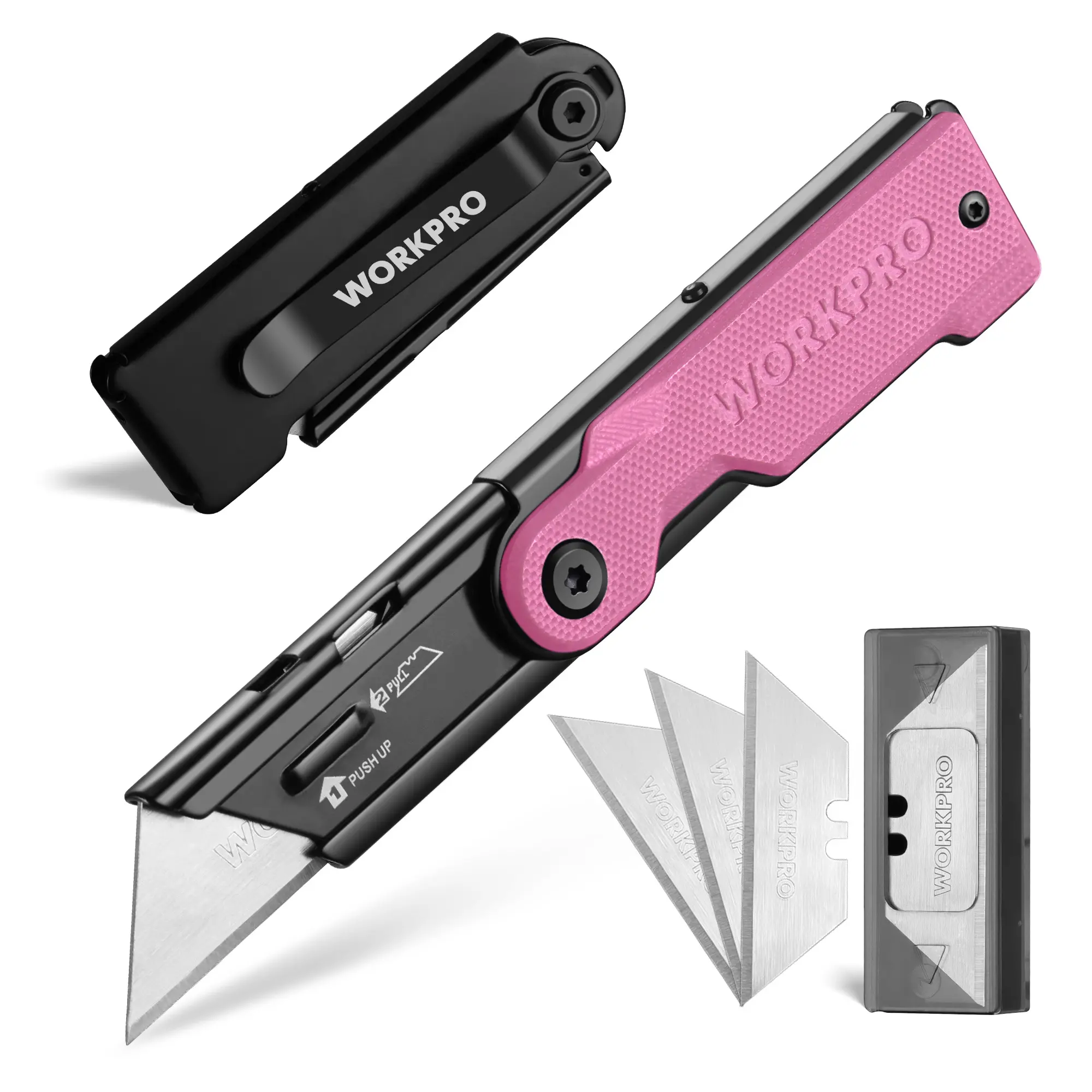 Pink-G10 Handle(1 pack)