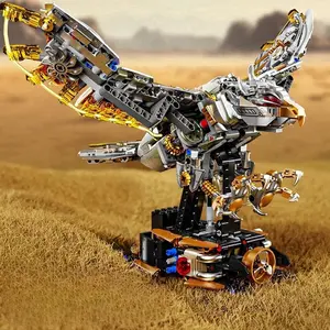 Creative Technology Mechanical Eagle Building Blocks, Moc Blocks Set, 1168pcs/set Animal World Bird Model, Children's Assembly Toy, Birthday Gift