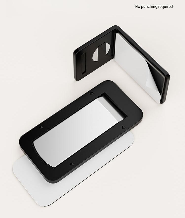 Includes shipping cost. Ultra-thin invisible magnetic bathroom door holder, no drilling required, new model, anti-collision, ultra-narrow frame, aluminum alloy, strong magnet for glass doors.