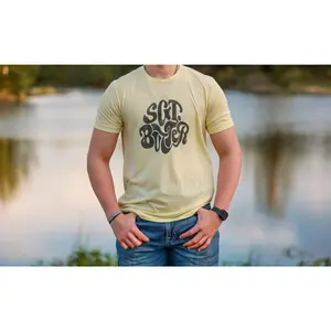 Vintage Sgt Butter Tee - Soft Medium Crewneck Tshirt for Men Casual Streetwear Biker Style