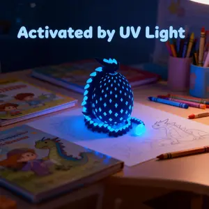 Glow-in-the-Dark Dragon Egg – Mystery Fidget Toy with Hidden Dragon