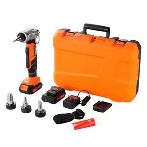 VEVOR Cordless Tube Expander, 20V Max Electric Tubing Expansion Tool for 1/2, 3/4, 1 PEX-A Pipes, 22000RPM Pipe Expander with 3 Expanding Head, 2pcs 2AH Battery, Fast Charger Carrying Case