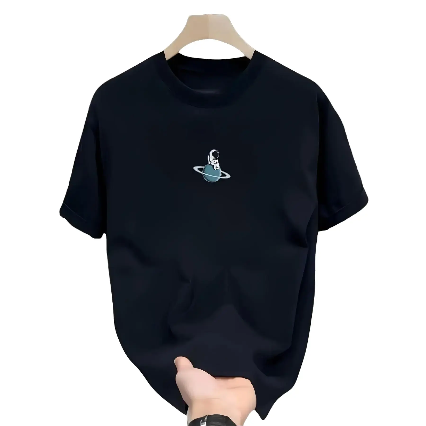 Men's Graphic T-Shirt , Casual Streetwear Short Sleeve Crewneck in Soft, , Fitness Exercise, Basic