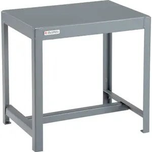Global Industrial 493773 Standard Machine Table - 14 Gauge Welded Top 24 x 18 x 24 in.