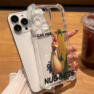 Cartoon C-ChickenS J-JoeS Hot  (4) Phone Case Suitable for iPhone 17 16e 16 15 14 13 12 11 Mini Pro Max Air X XR XSMAX 8 7 Plus Anti Fall Transparent Soft Back Cover