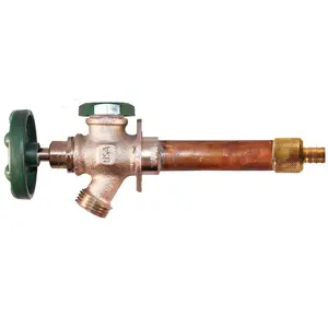 Arrowhead Brass Products  12 in. Anti-Siphon Frost Proof Wall Hydrant with 0.5 in. PEX & Quick-Turn