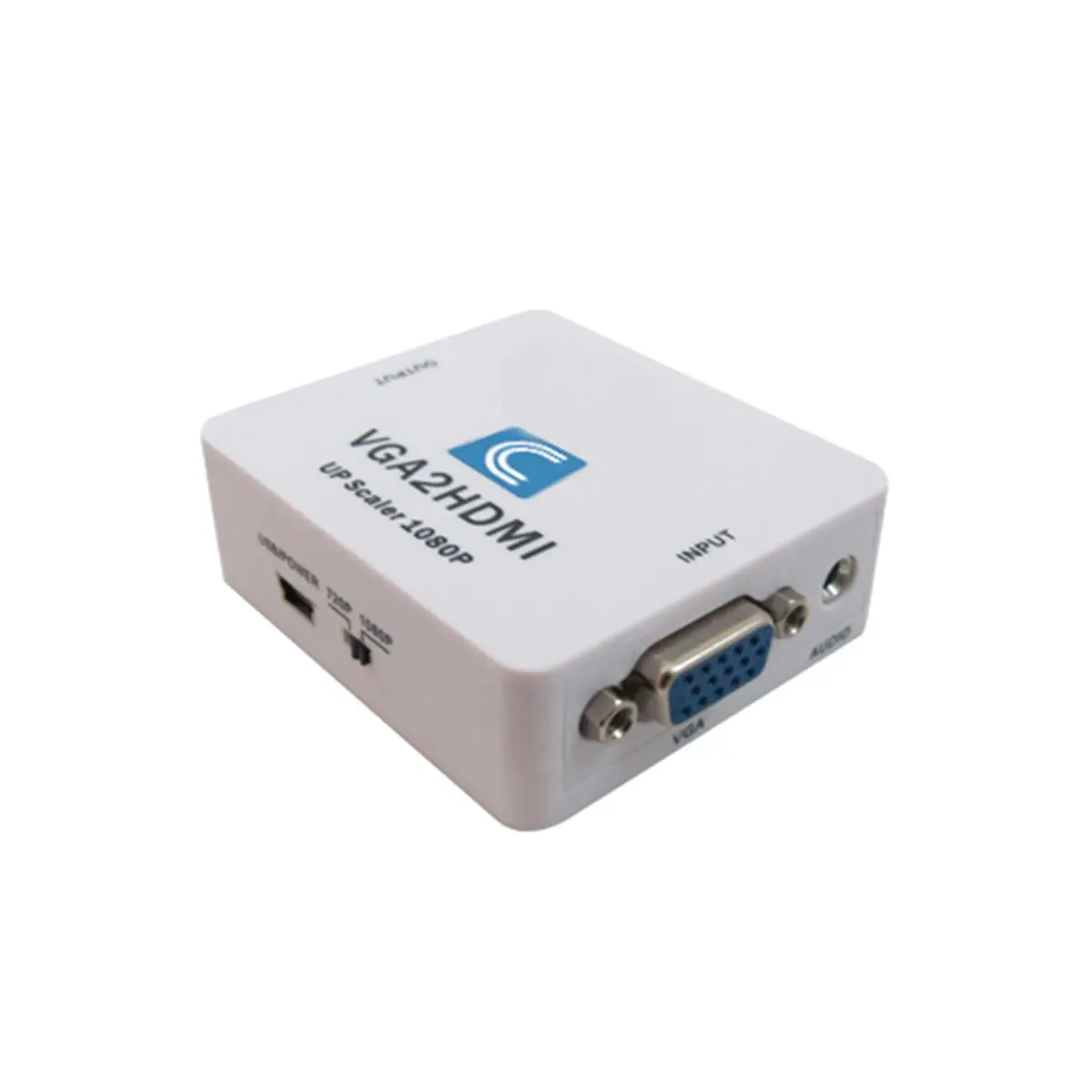 212 MAIN VGA to HDMI Audio Signal Scaler Converter Box - USB Port, Included USB Cable & Accessories, HDMI Output (Ideal for Outdoor Cycling, Leisure Equipment Setup)