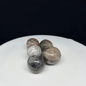 Black Moonstone Tumbled Stone | Travel Healing Stone