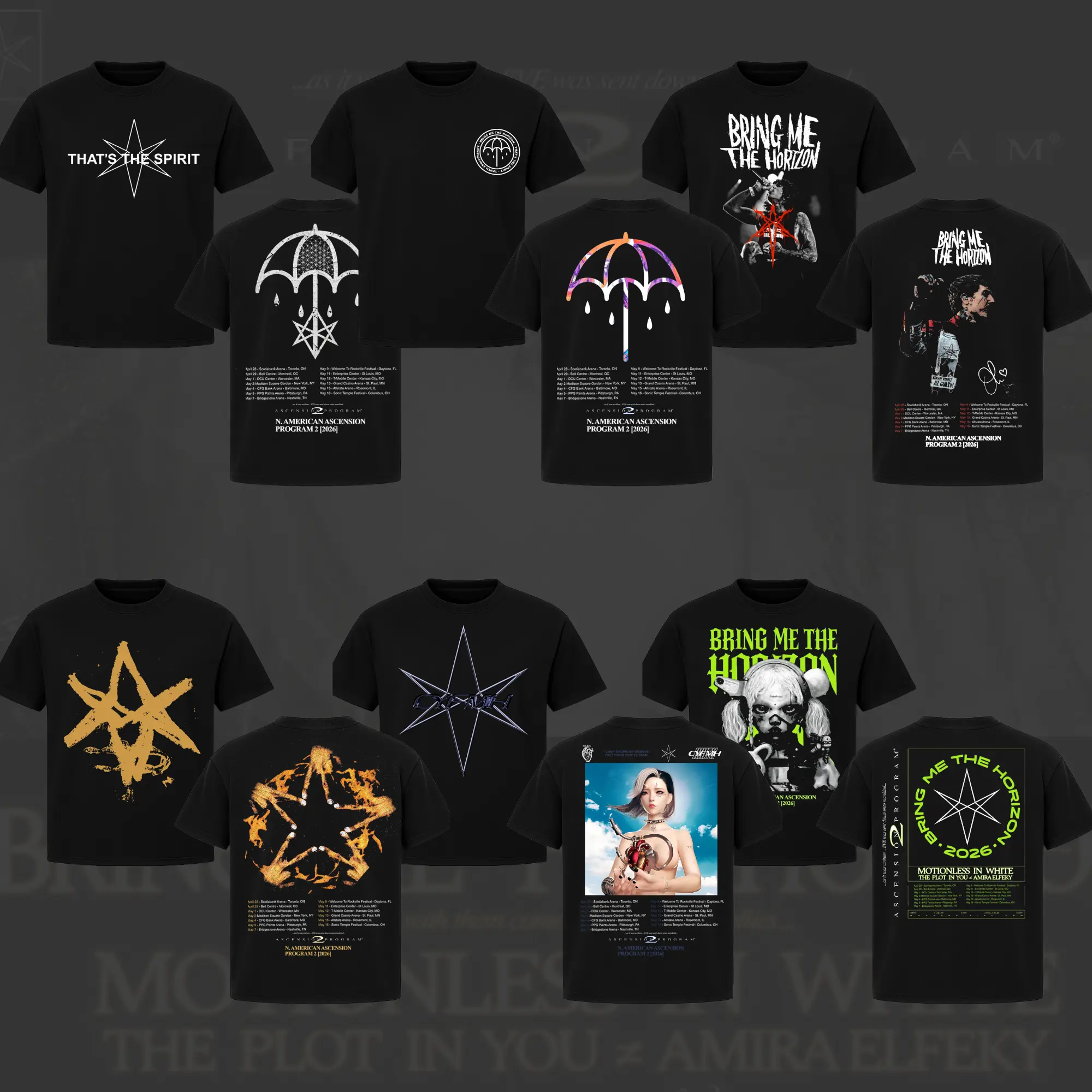 COLLECTION] Bring Me The Horizon North American Tour T-Shirt