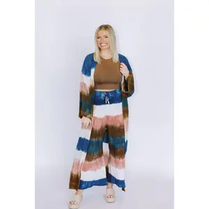 Hand Dyed Organic Cotton Mona Ombre Maxi Kaftan