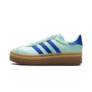 Gazelle Bold WMNS "Clear Mint Lucid Blue Gold Metallic" JI2702