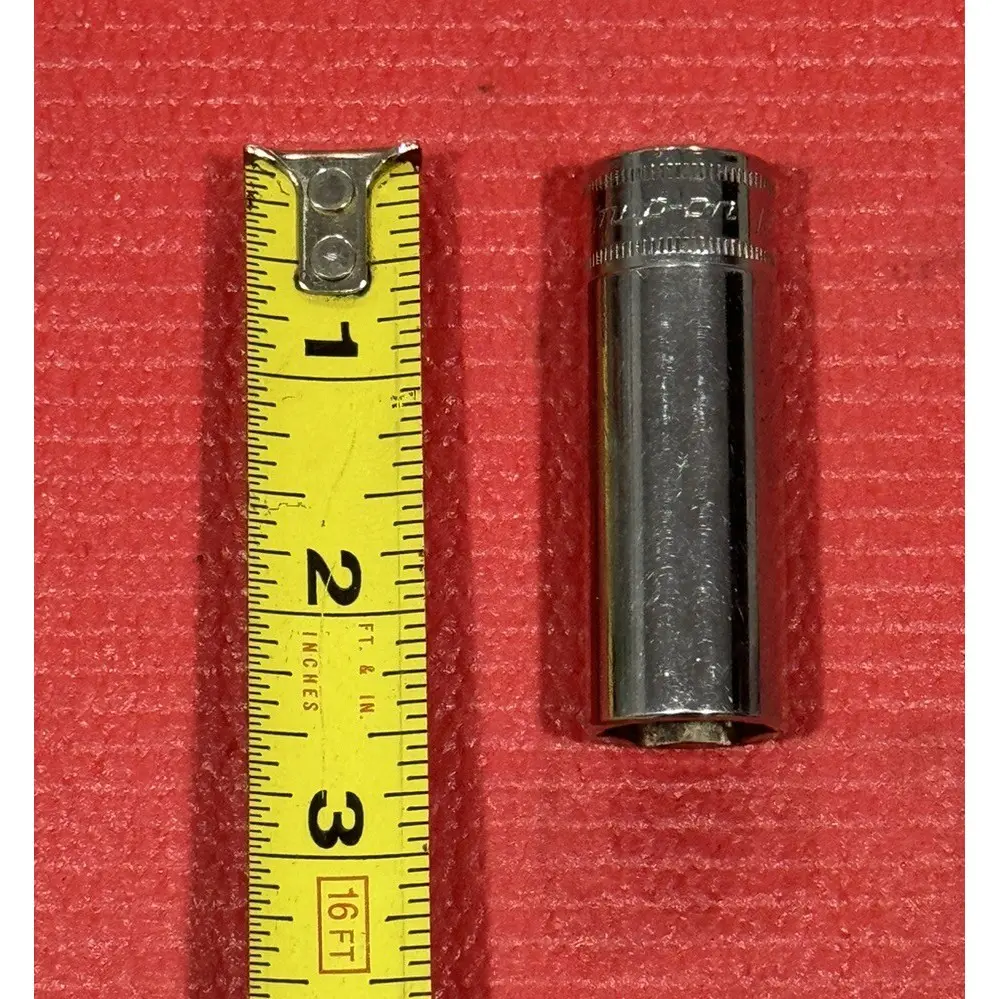 Snap On Tools SFSM16 3/8 Drive 6 Point Deep 16mm Metric Socket Made In Usa