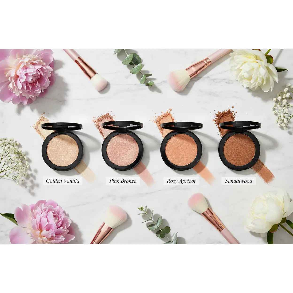 Metallic Shimmer Powder for Eyes & Cheeks – Molten Color