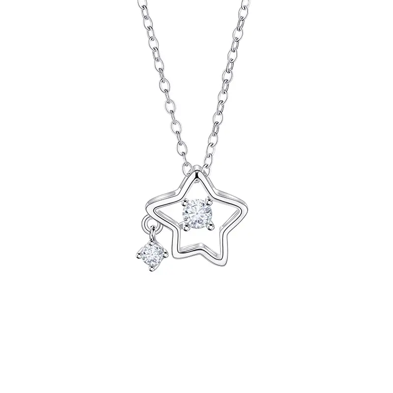 Stellar Blessings Necklace - Birthstone Charm children necklaces star necklace pickleballnecklacekendra necklace for