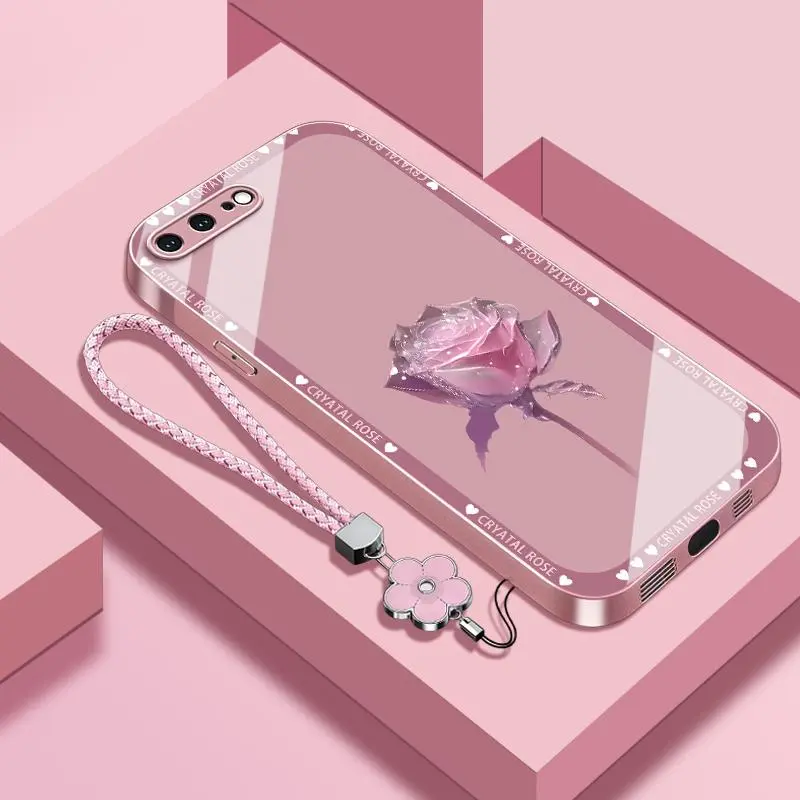 Suitable for [iPhone 8 Plus ] Brand new premium phone case, Free four-leaf clover lanyard，drop-proof and fingerprint-resistant，simple and elegant design，multiple colors available！YM99