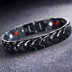 Mens Jewellery Anti-Fatigue Healing Hematite Beads Stretch Magnetic Bracelet Therapy Bead Wrist Bracelet Jewelry Gift