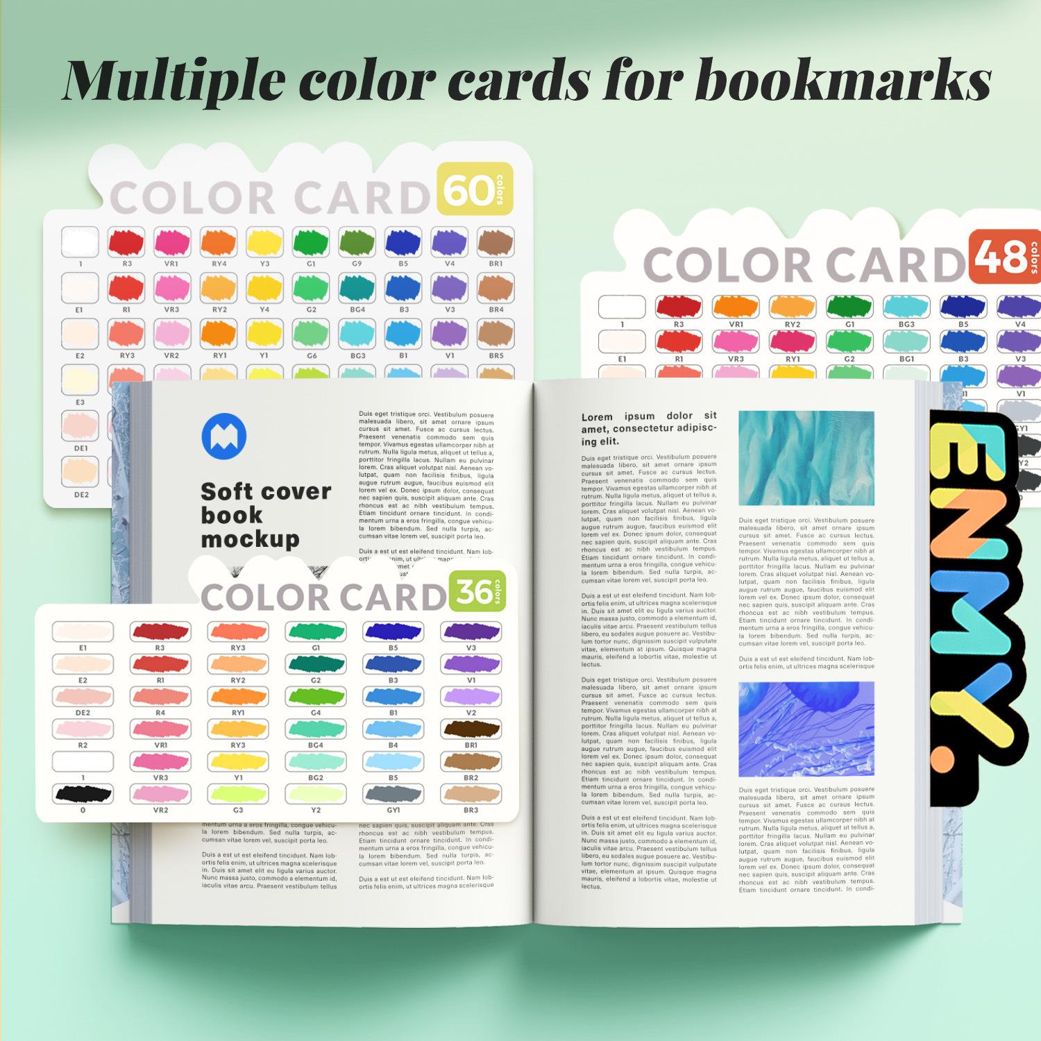 【ENMY】80-color set Acrylic Paint Markers Pen Soft Head Direct Liquid Graffiti Painting QuickDry Pigments Art Supplies for Felt